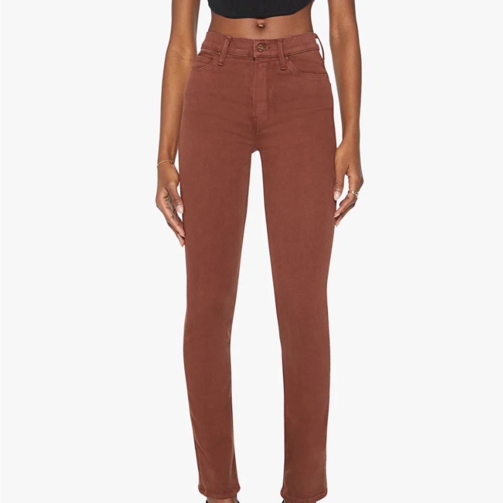 MOTHER The Mid Rise Dazzler Skimp size 29 Fudgesicle - Picture 3 of 6